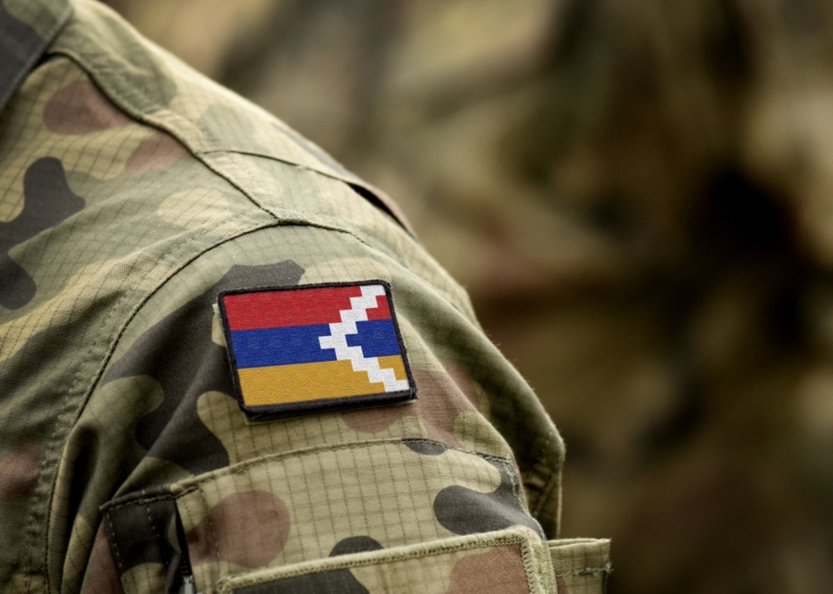 a patch on a military uniform