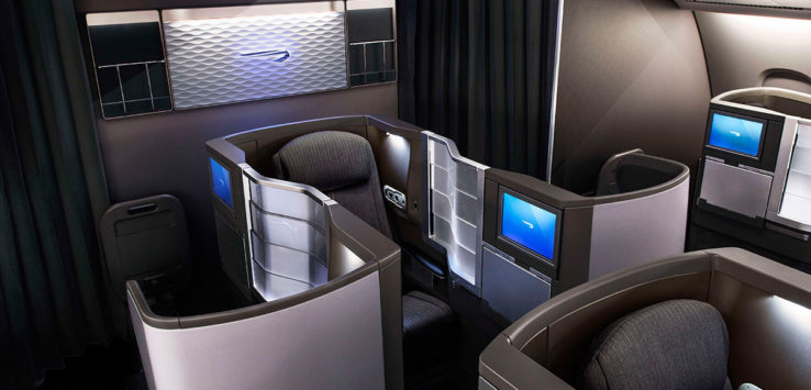 a seat in a business class