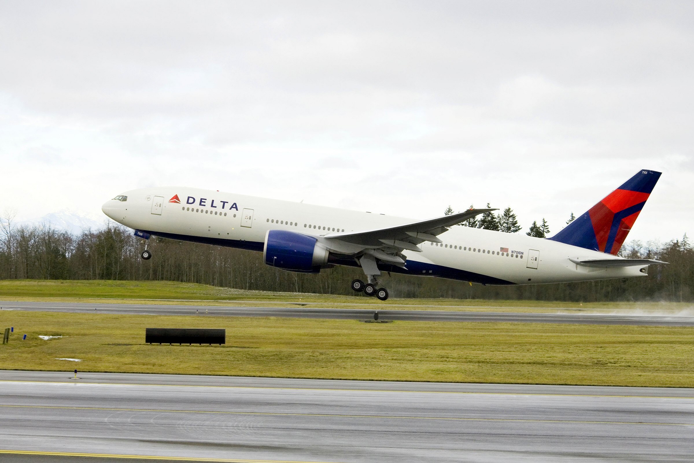 a plane taking off from a runway