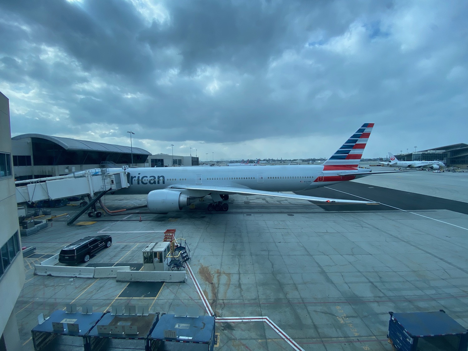 an airplane on the tarmac