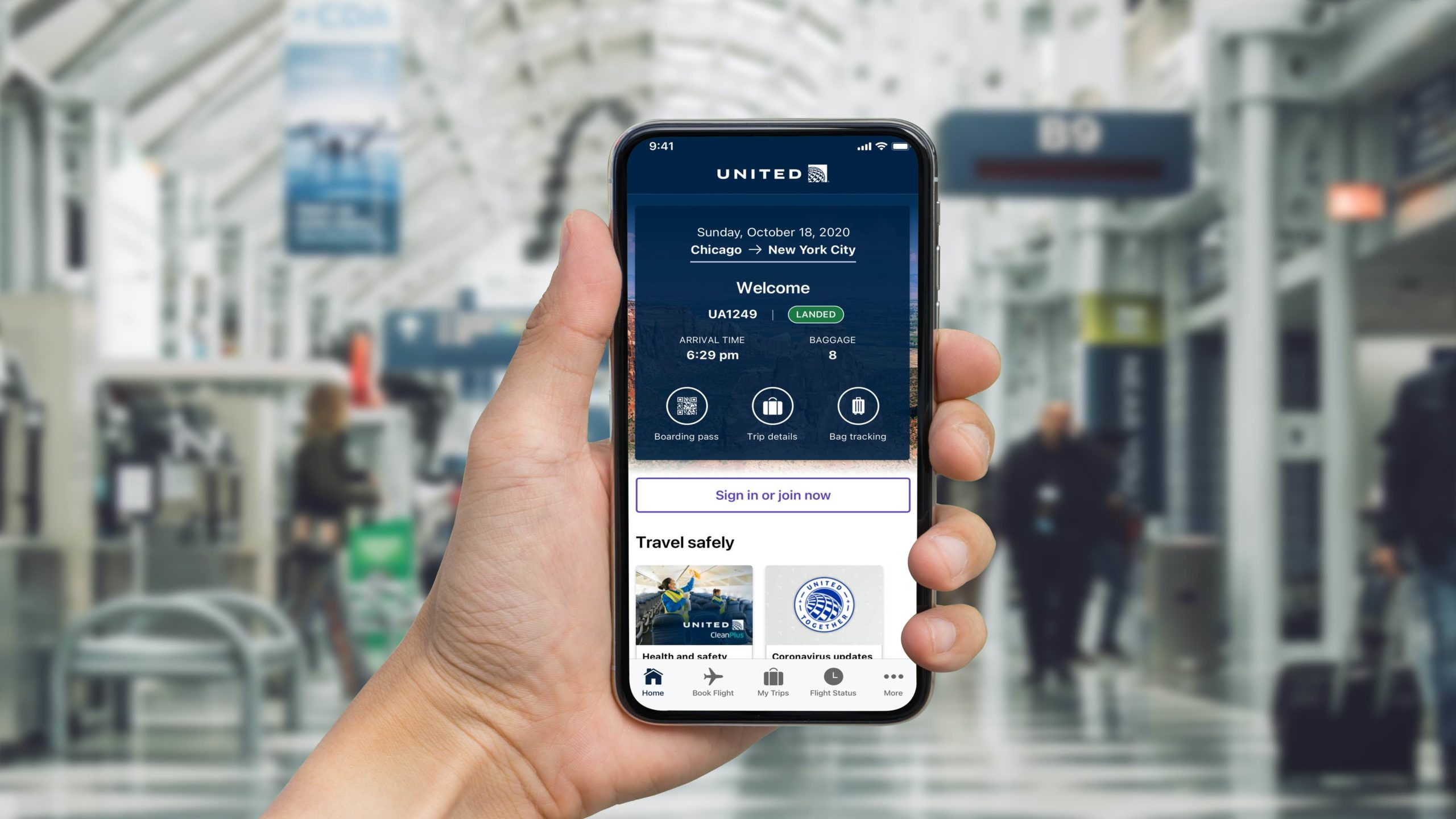 Test Driving The Latest Version Of The United App - Live and Let's Fly