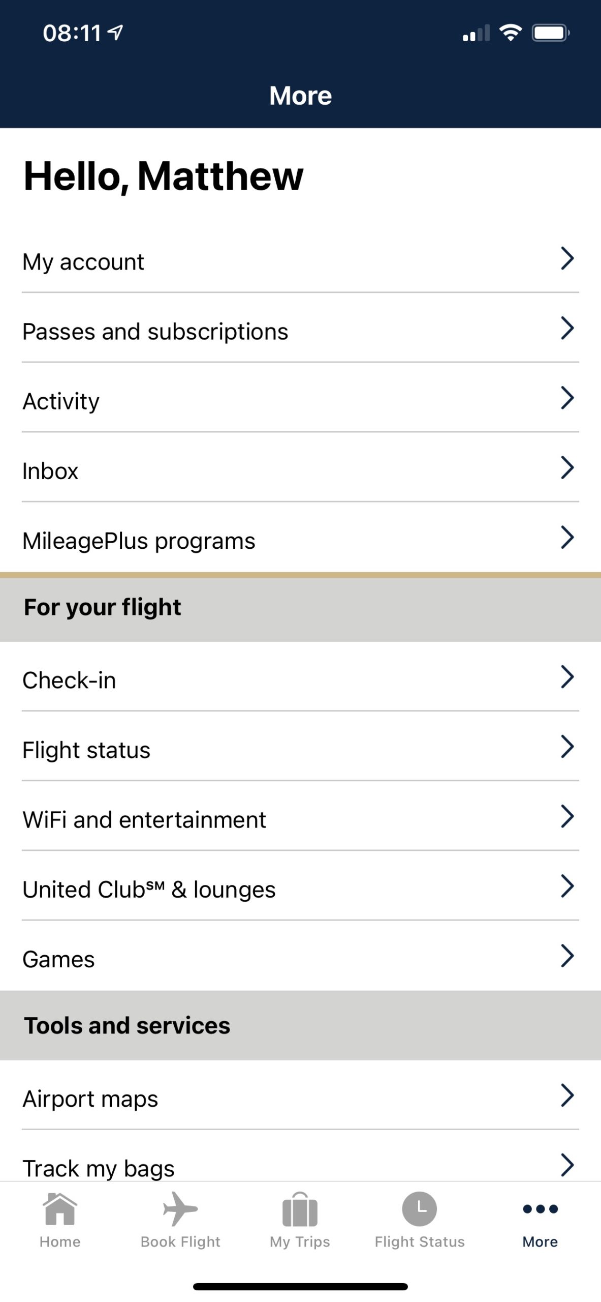 what do i need to download to a samsung 7 phone to allow the united airline app to work