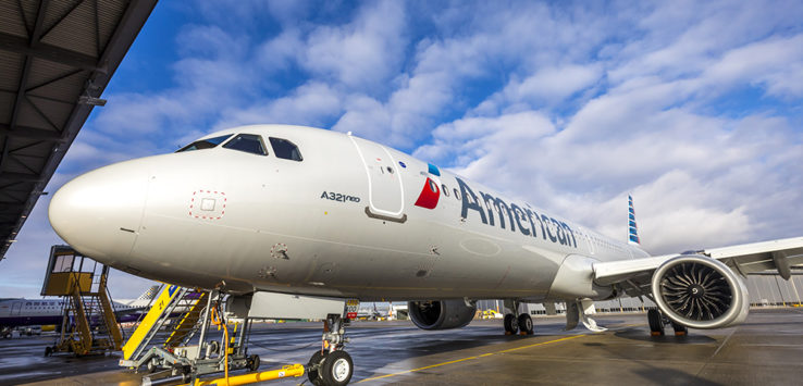 an airplane parked at an airport