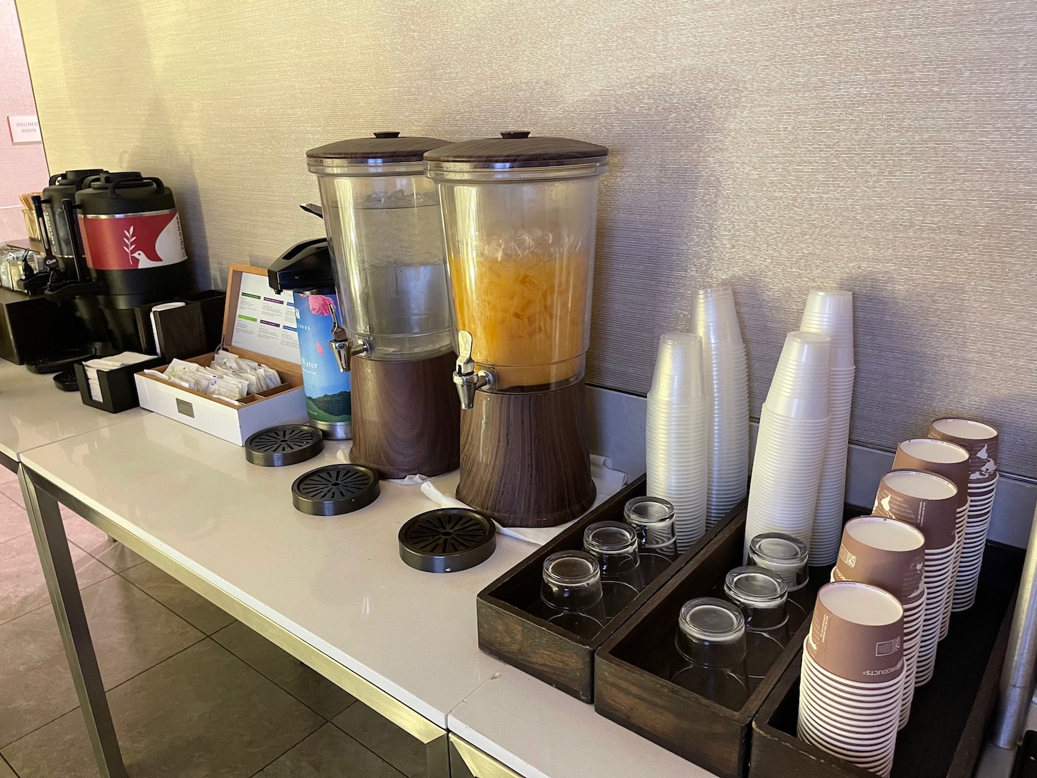 a group of coffee machines on a counter