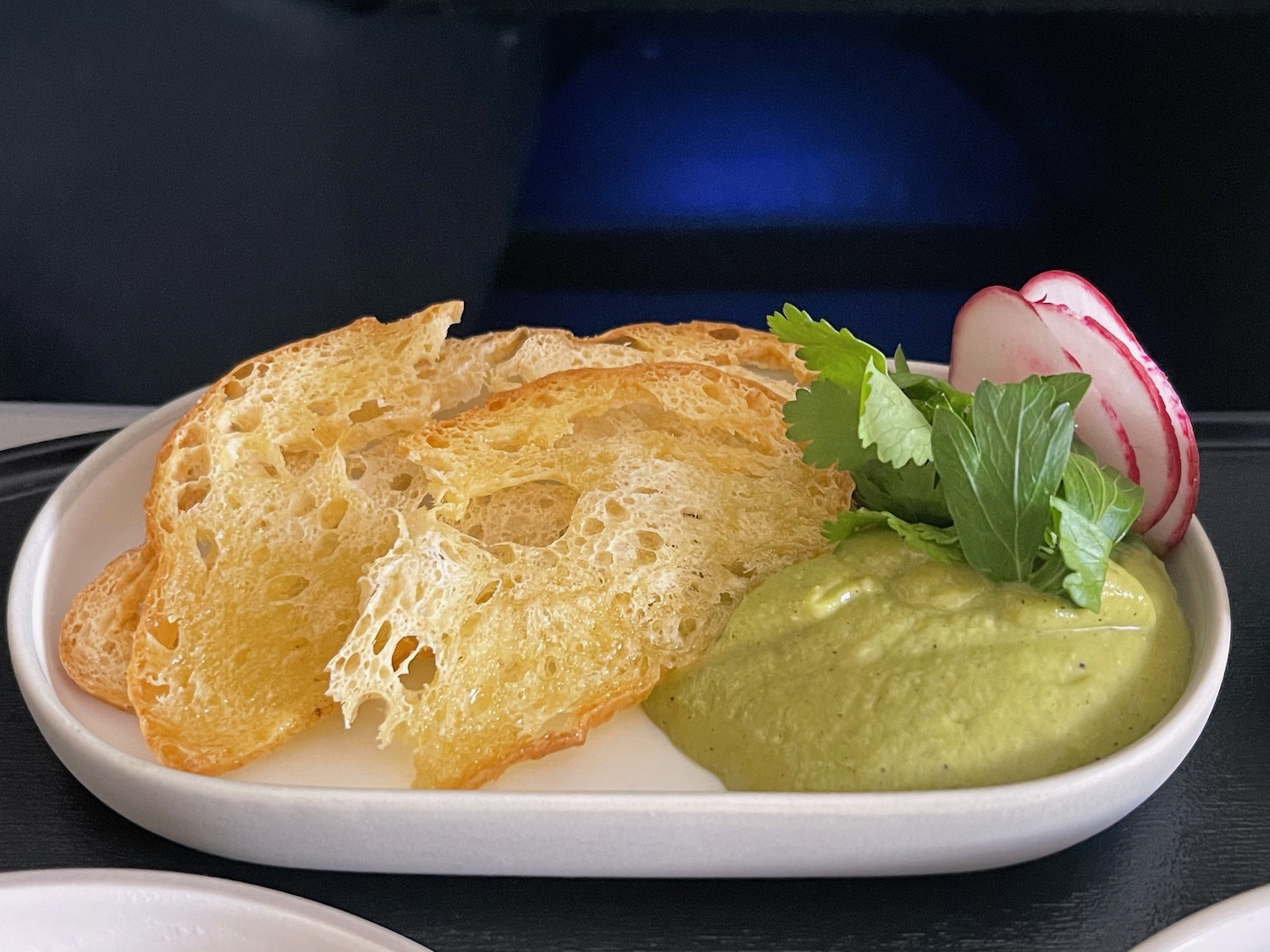 a plate of food on a table