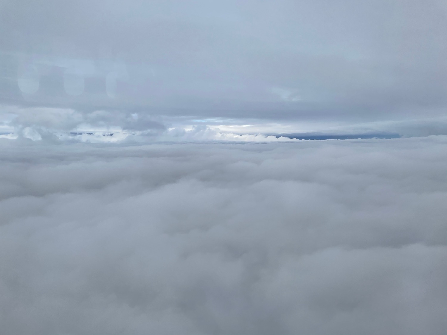 clouds above the ground