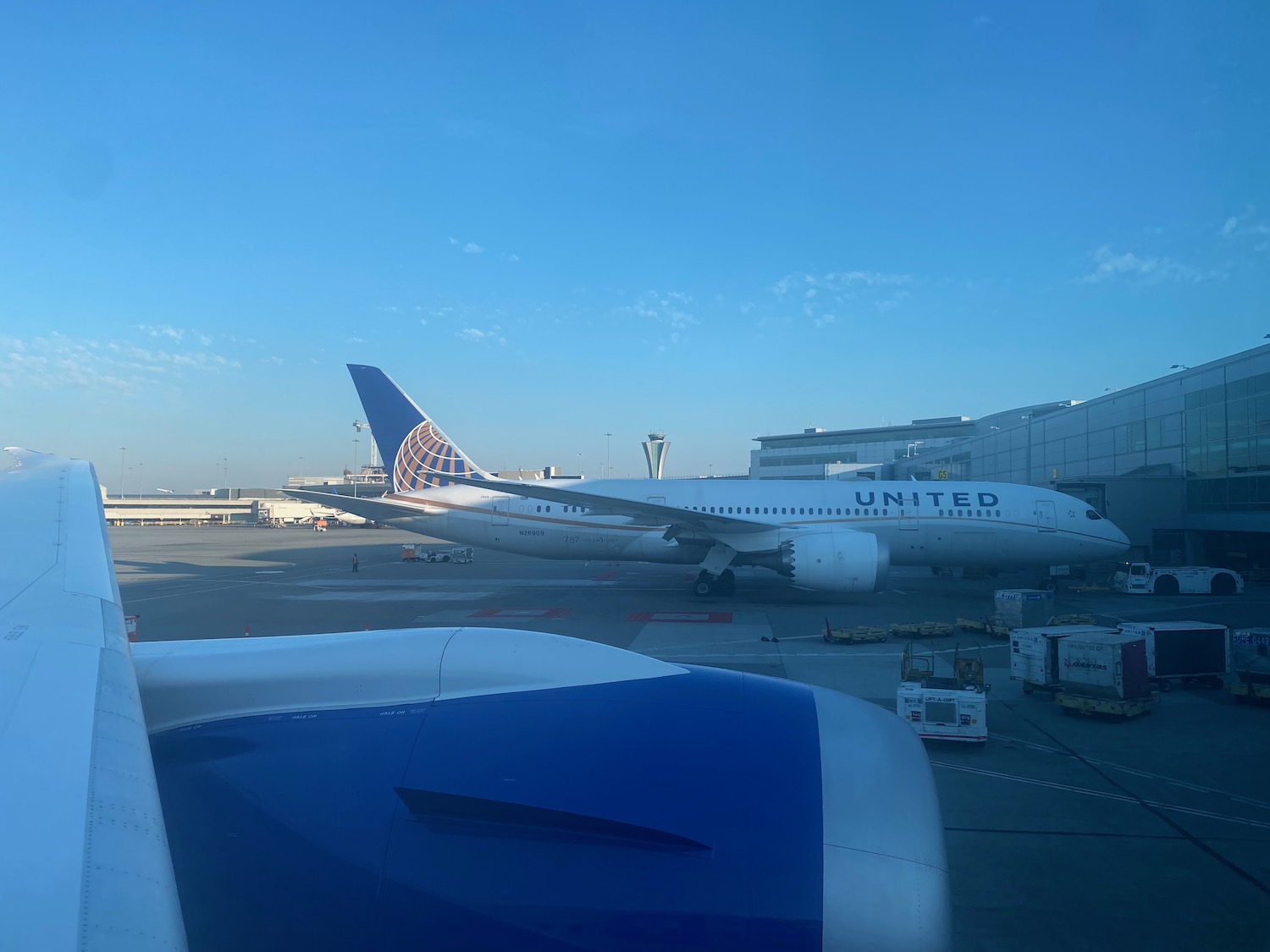 an airplane on the tarmac