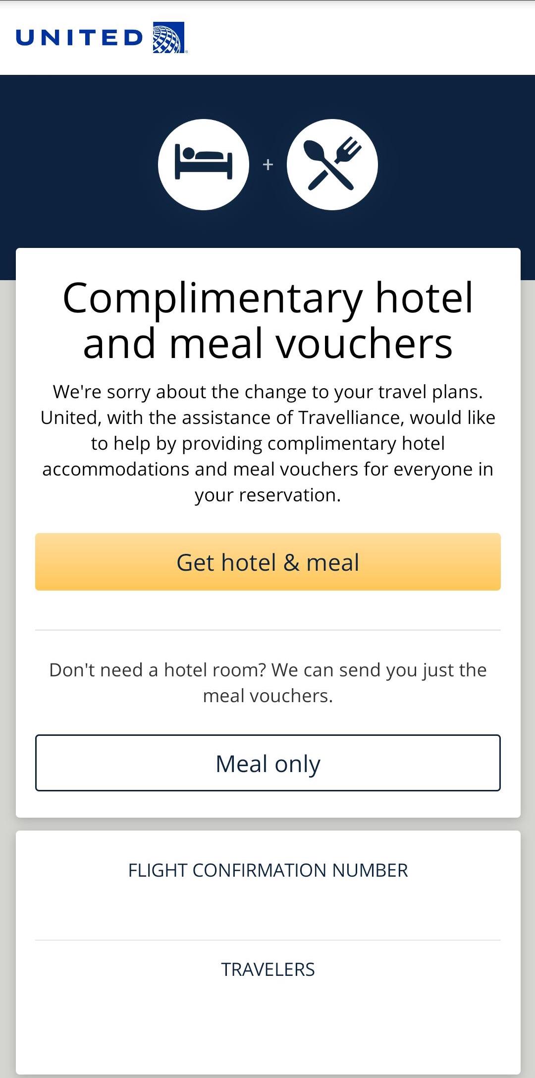 a screenshot of a hotel voucher
