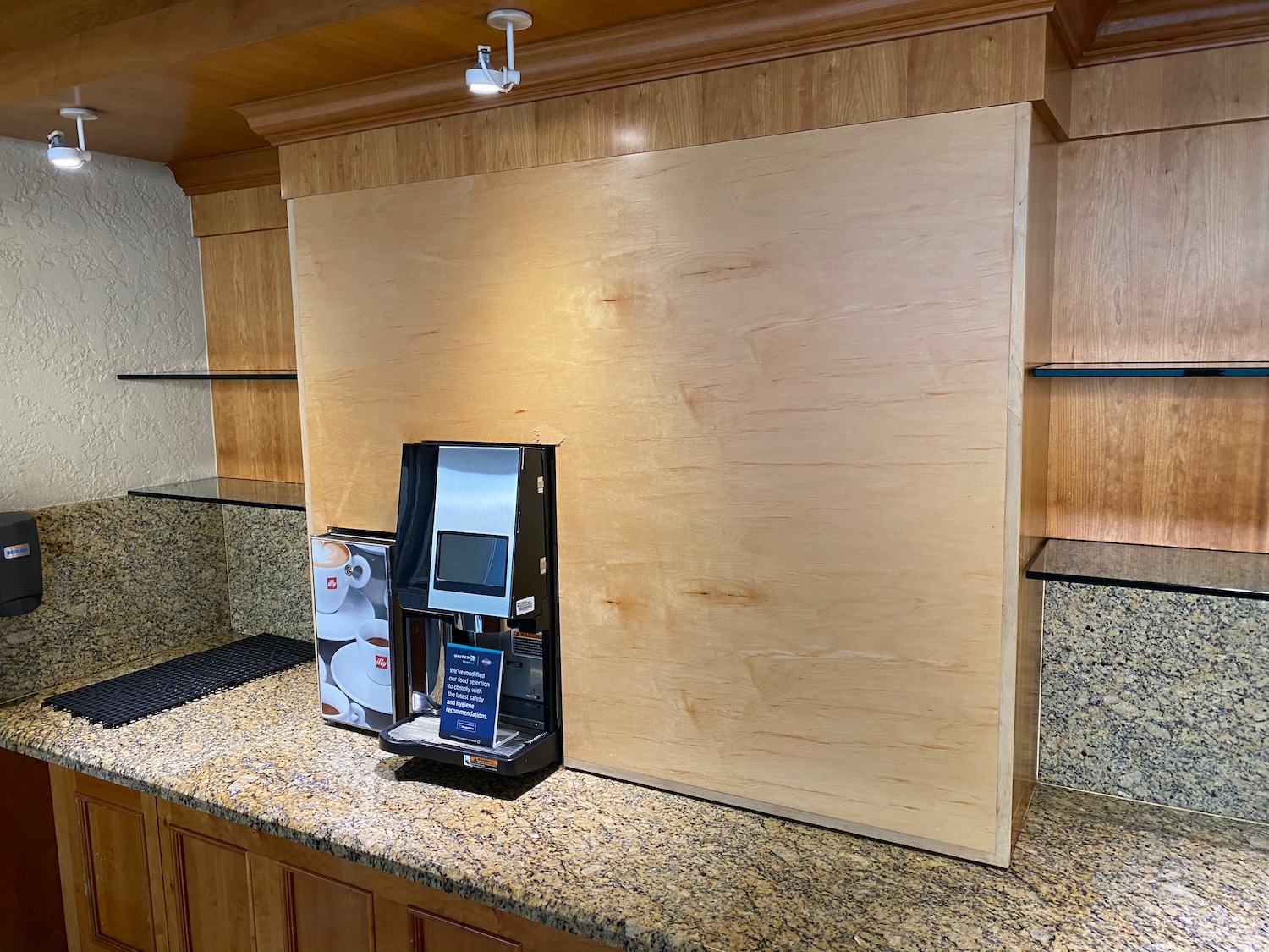 a coffee machine on a counter