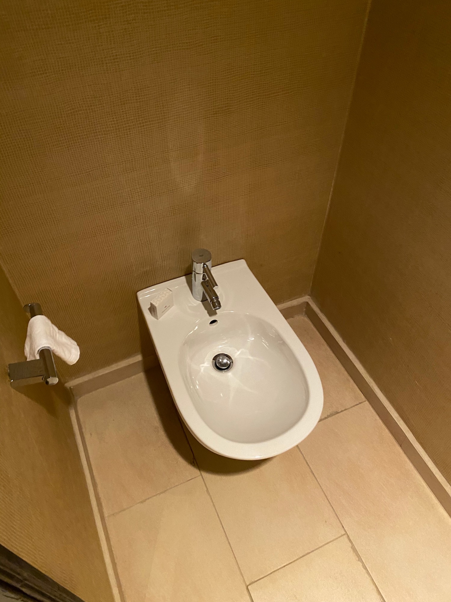 a toilet in a bathroom