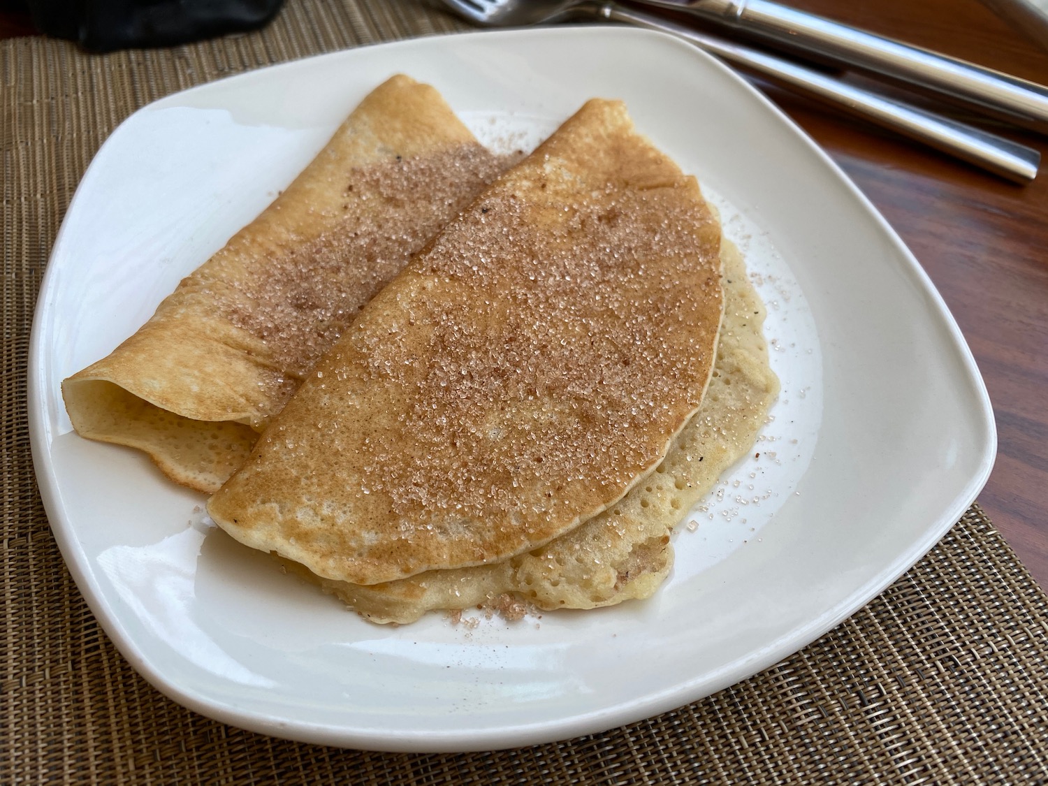 a plate of food on a table