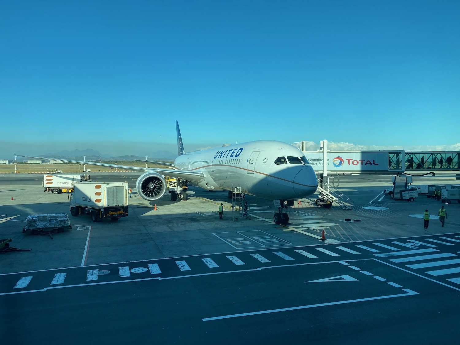 a plane on the tarmac