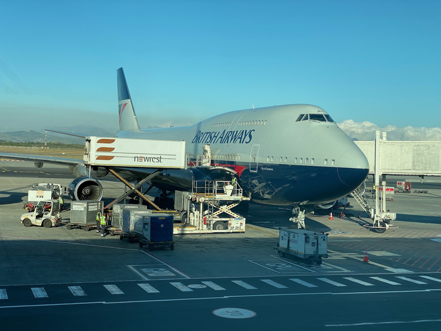 a plane on the tarmac