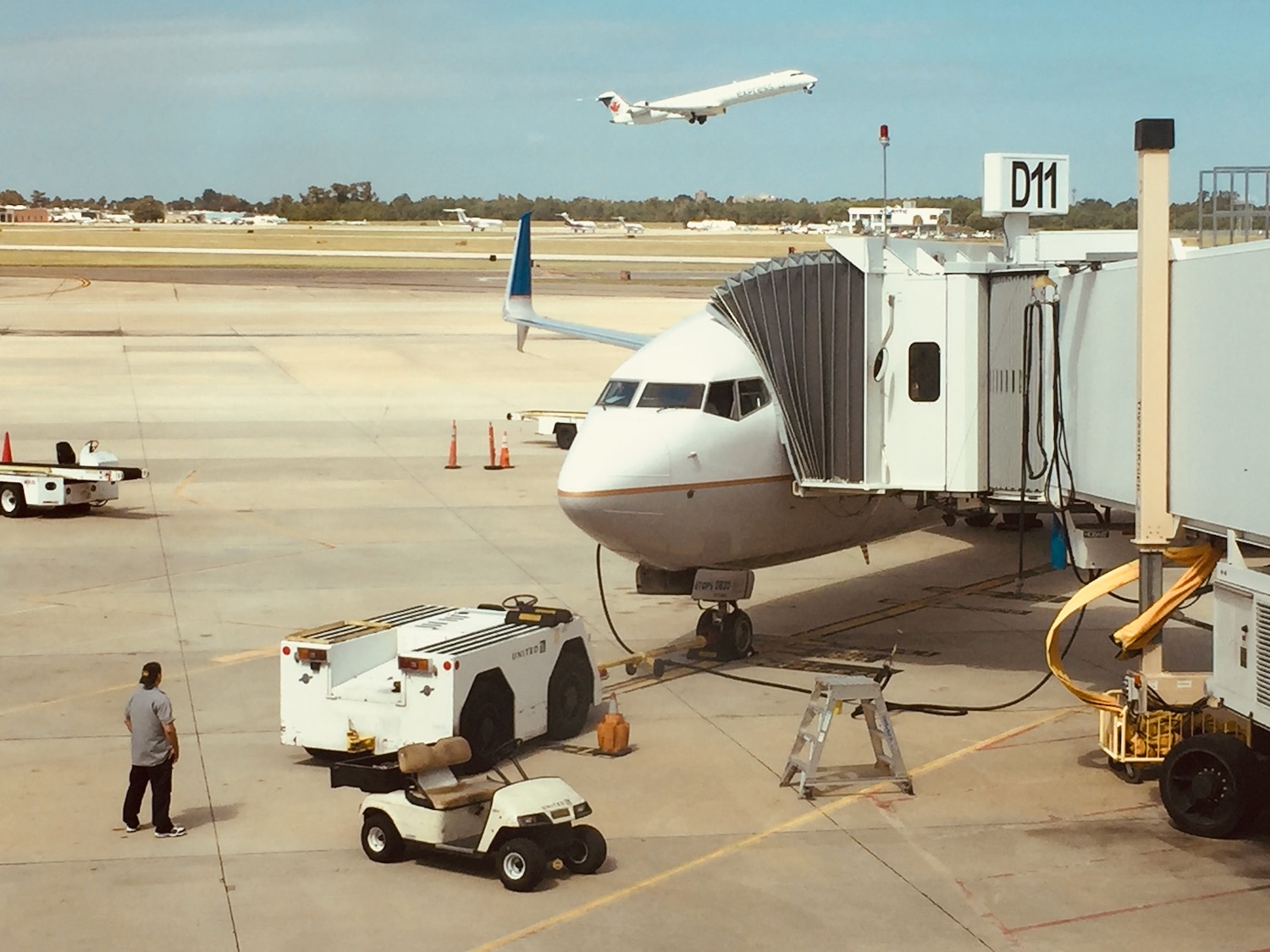 a plane on the tarmac