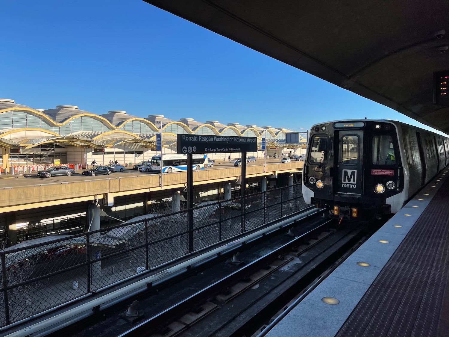 a train at a station