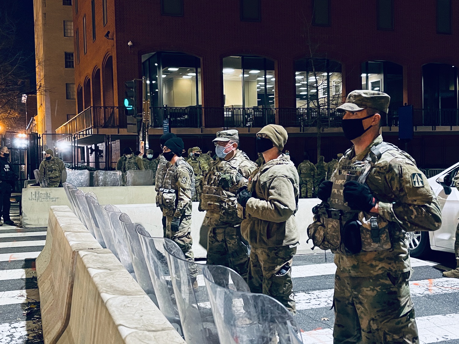 a group of people in military uniforms