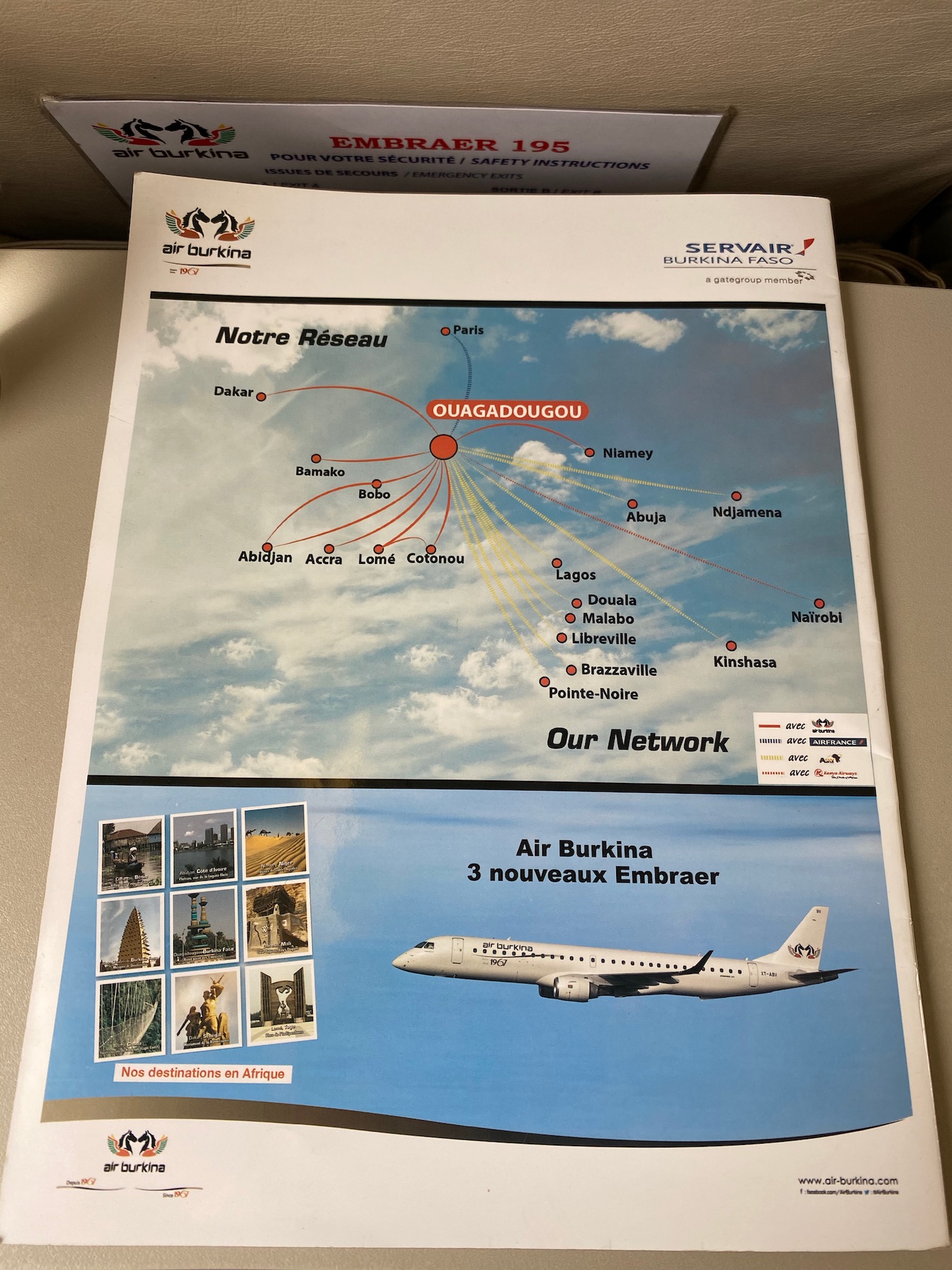 a poster with a picture of a plane and a map