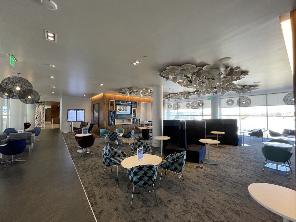 American Express Centurion Lounge Charlotte wide seating