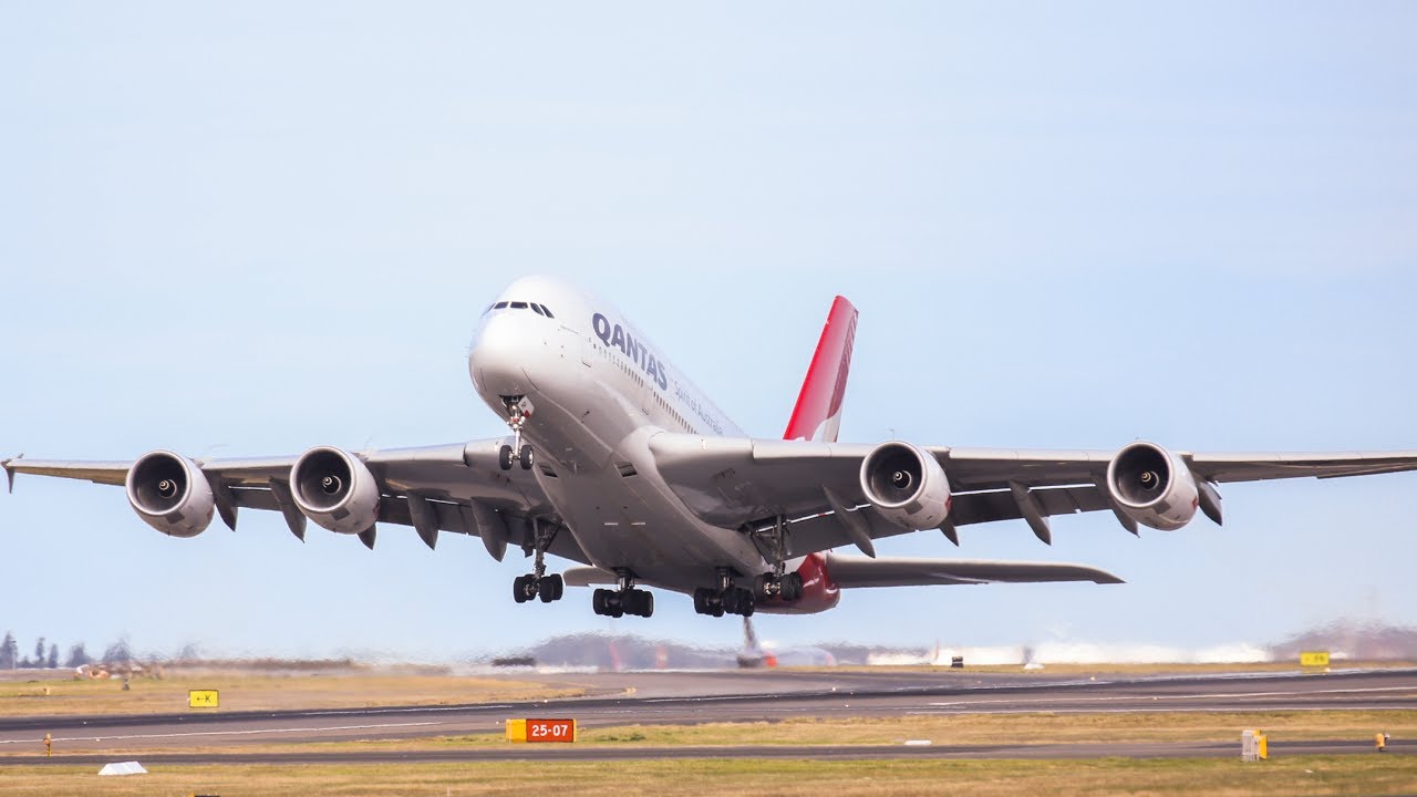 a plane taking off from a runway