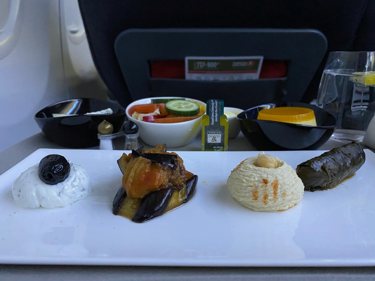 a plate of food on a table