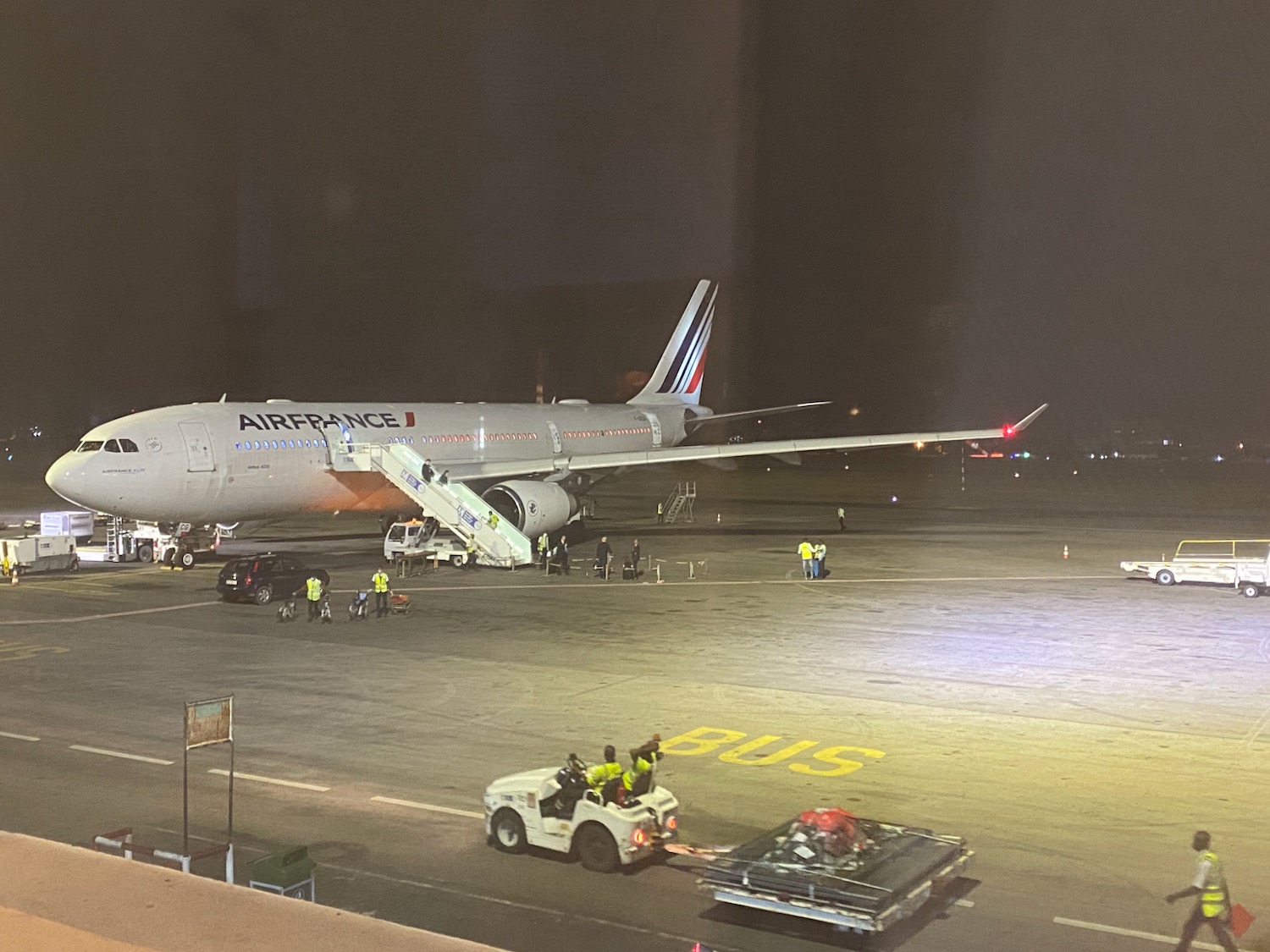 an airplane on the runway