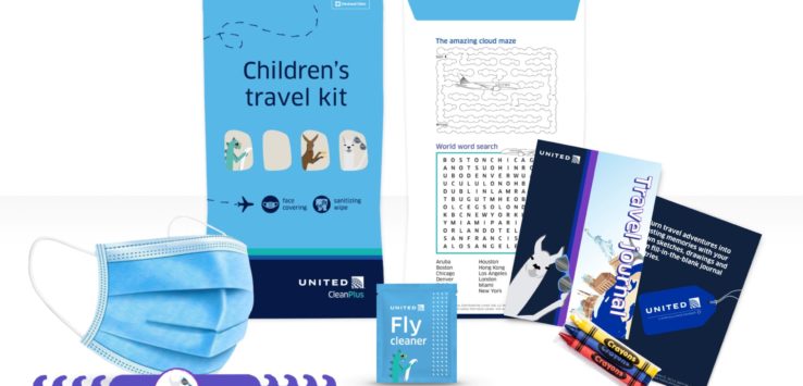 United Airlines Children's Activity Kit