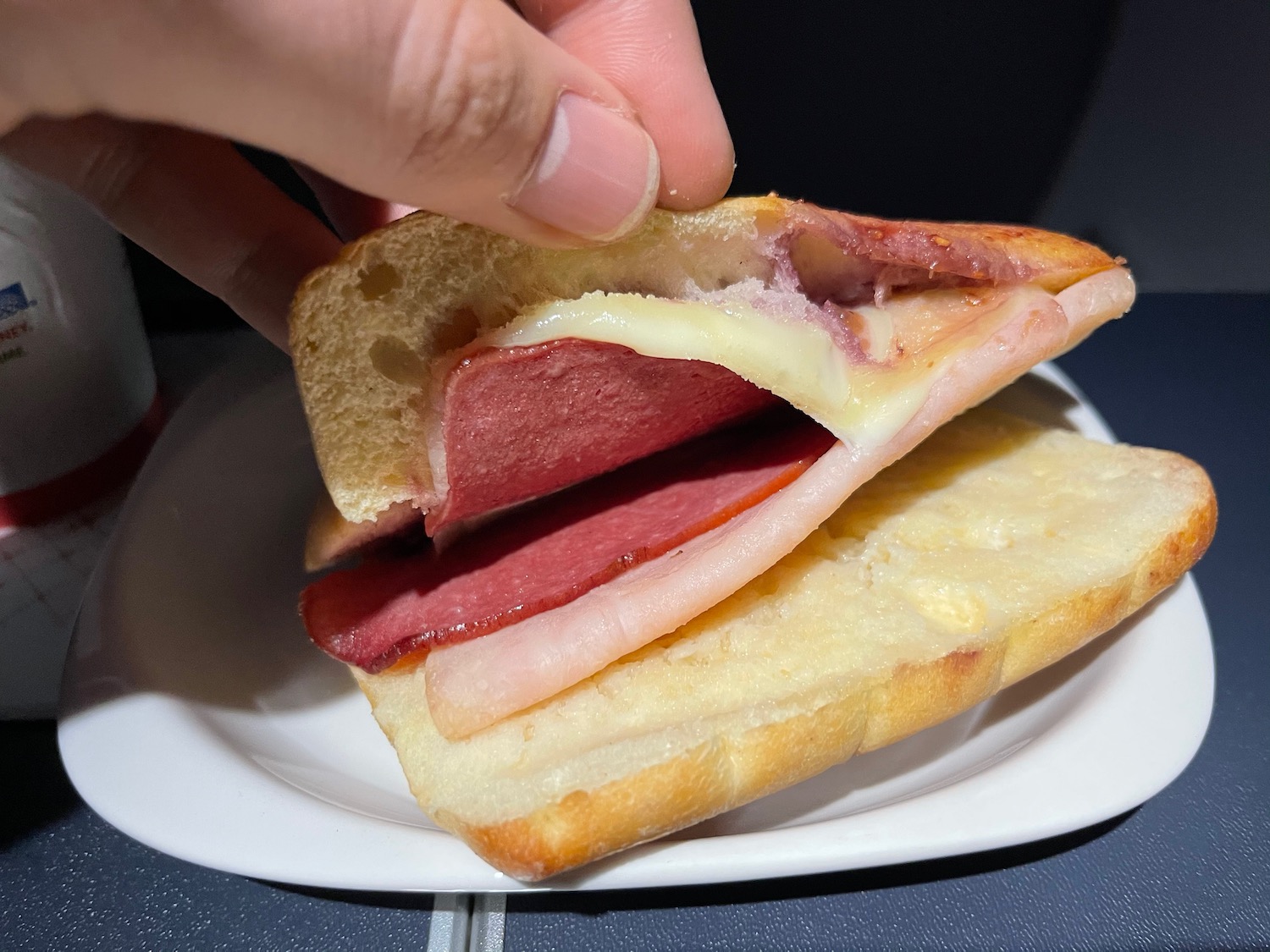 United Airlines Breakfast Sandwiches