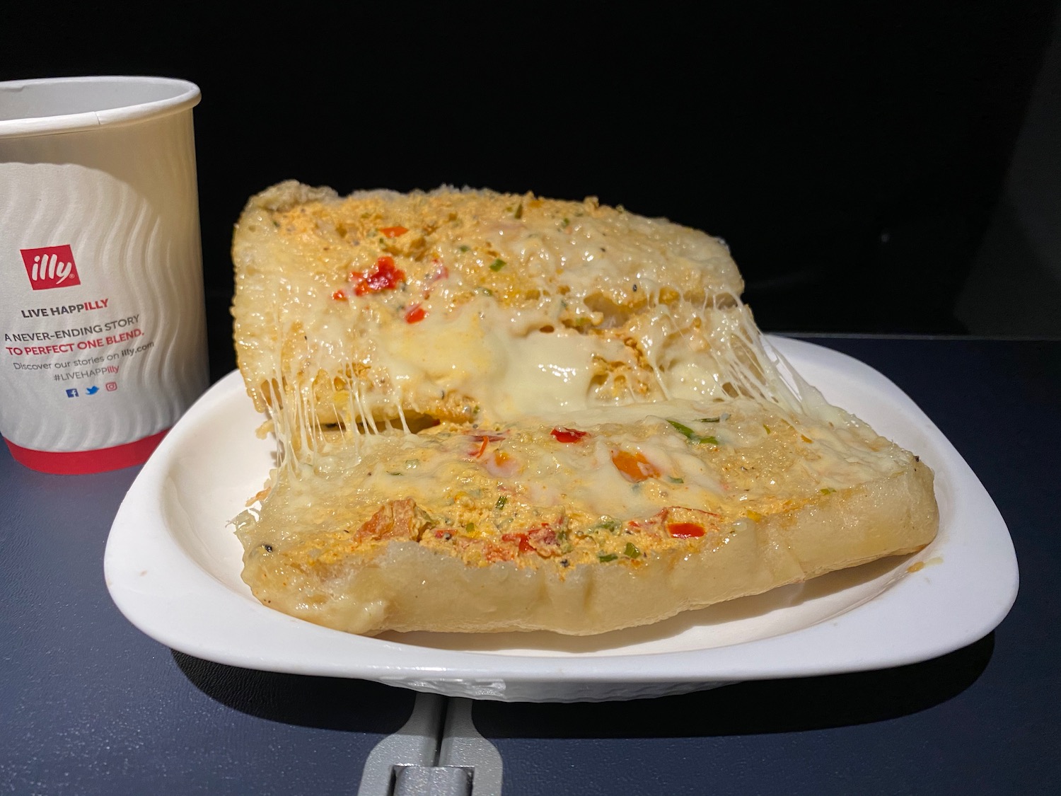 a plate of food on a table