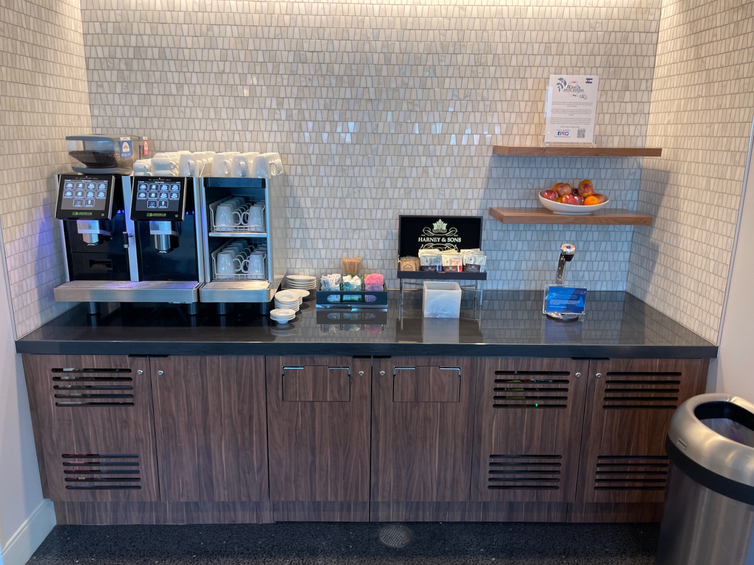 a coffee machine and coffee maker on a counter