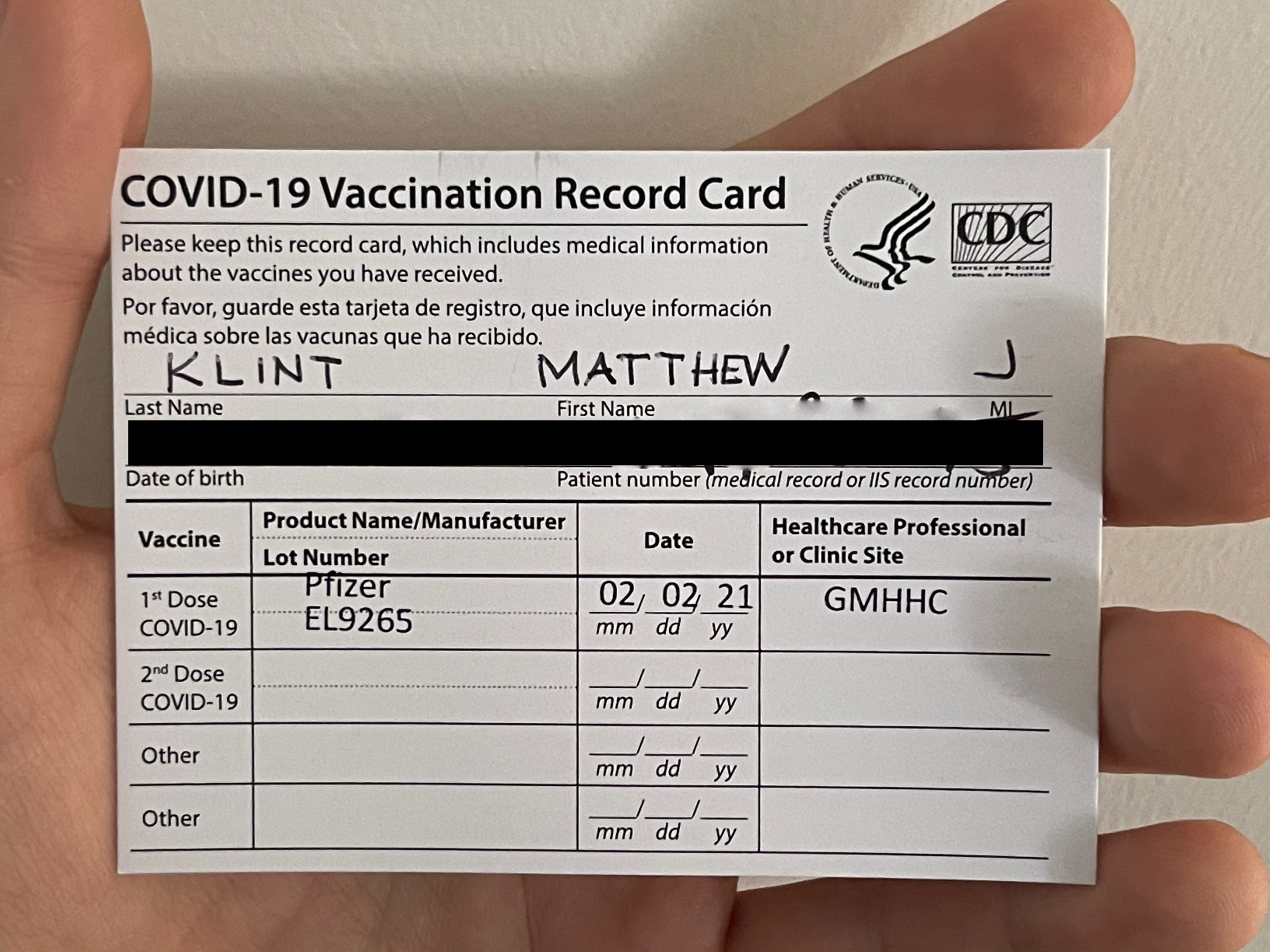 COVID-19 Vaccination Experience