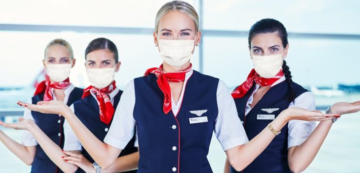 a group of women wearing masks