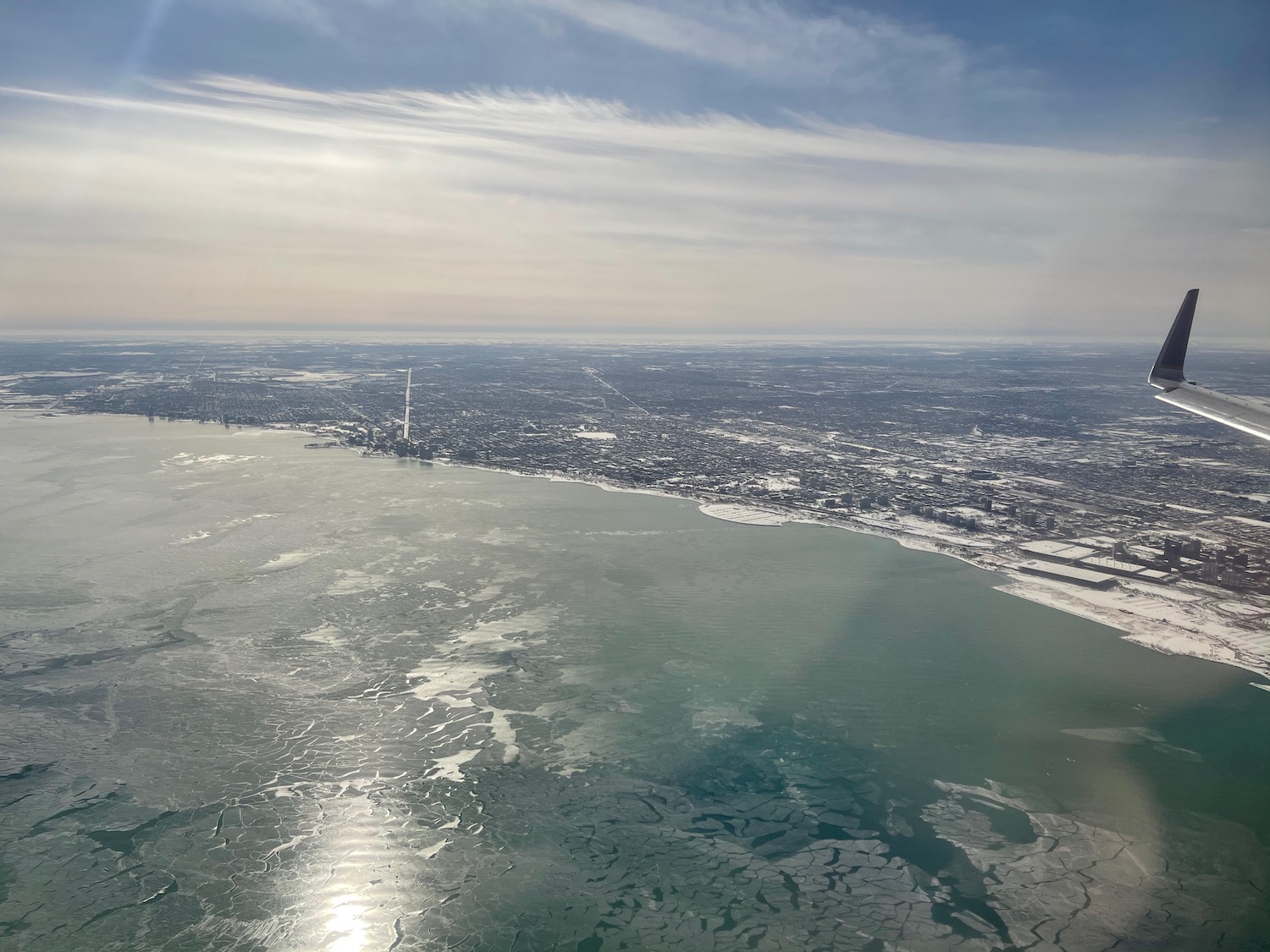 Photos Flying Over Frozen Lake Michigan Live and Let s Fly