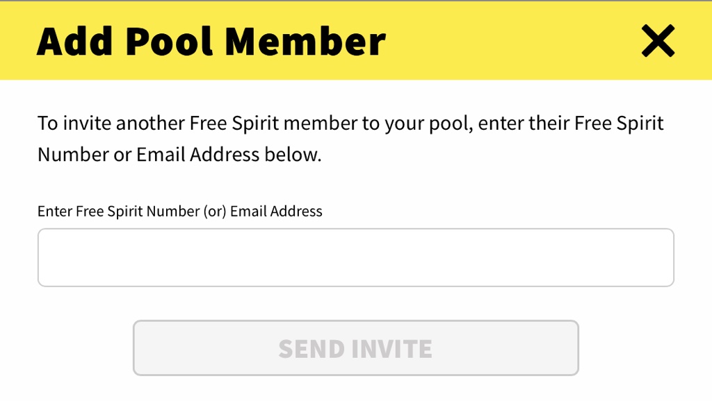 Invite pool members to join
