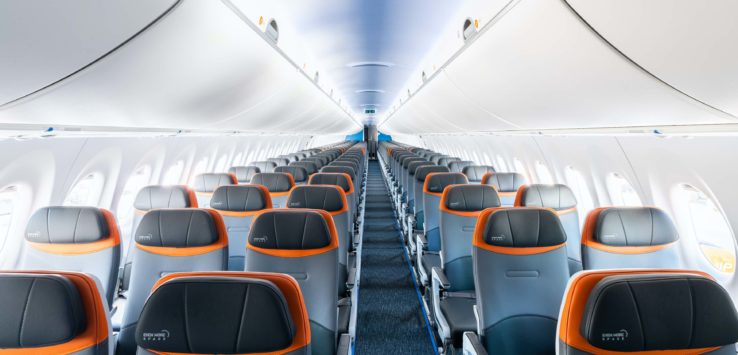 an airplane with seats