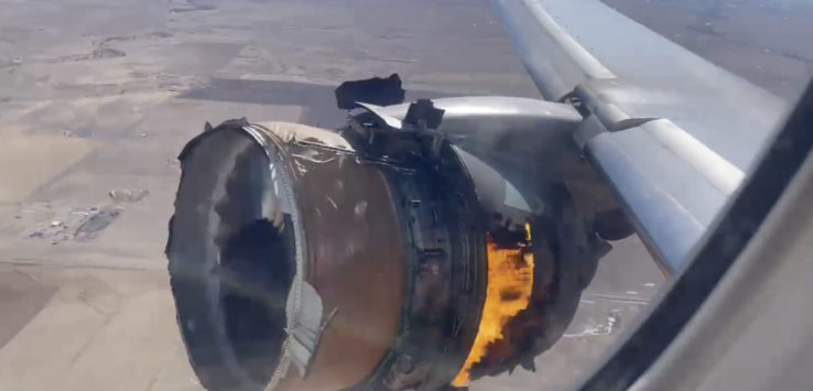 United Airlines 777-200 Engine Failure