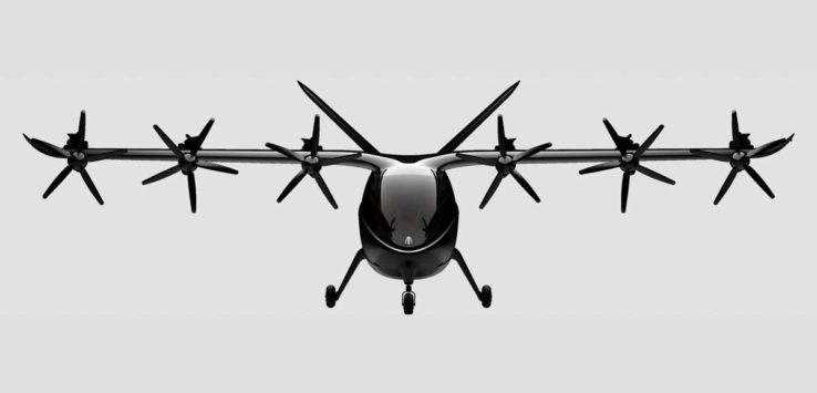a black drone with propellers