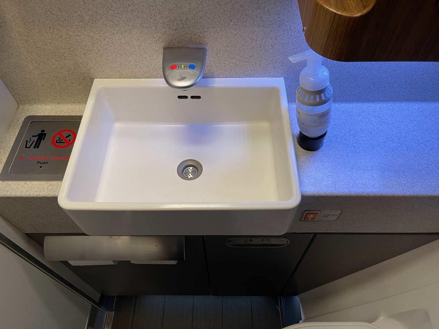 a sink on a counter