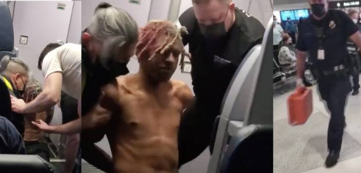 Spirit Airlines Shirtless Diversion