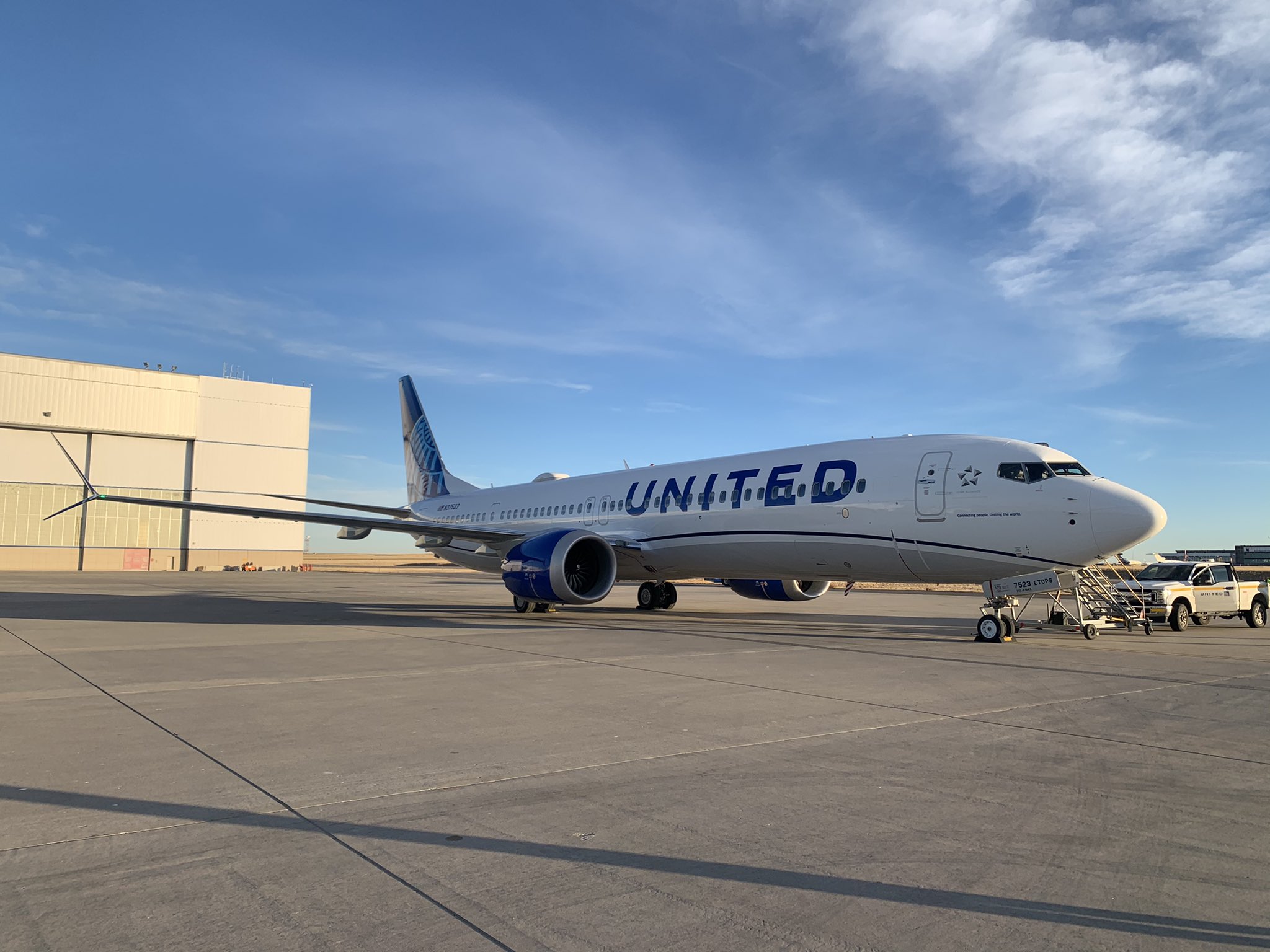 a plane on the tarmac