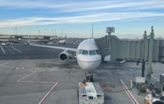 an airplane at an airport