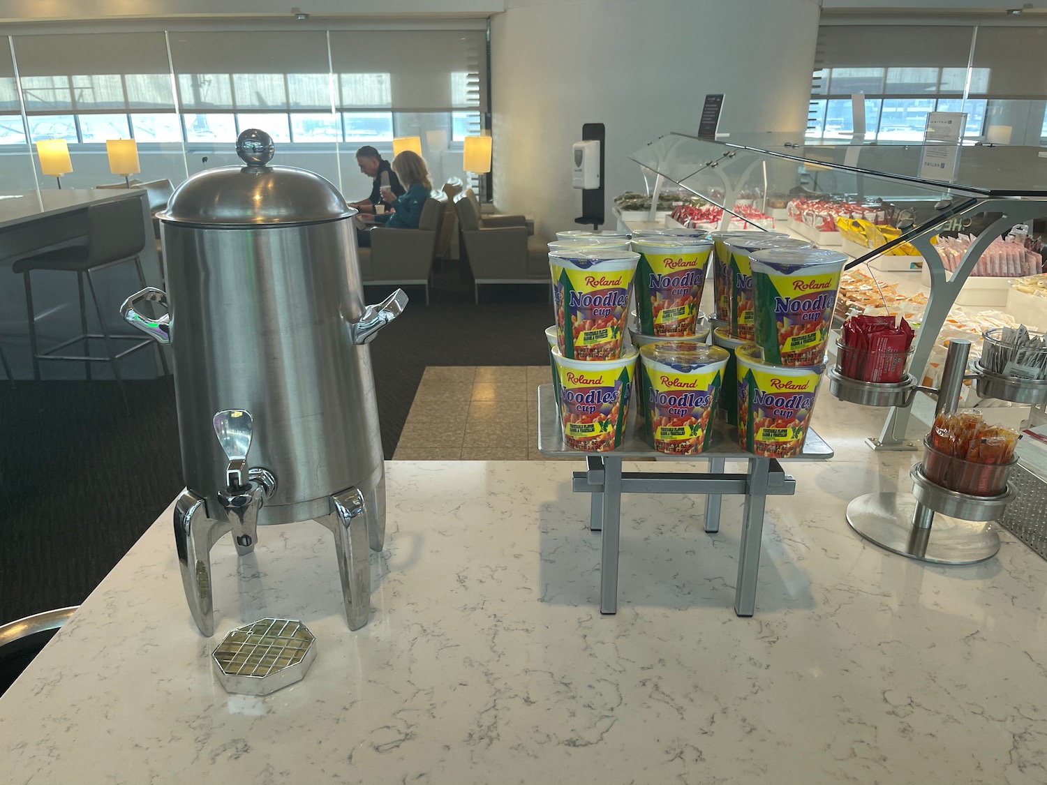 a group of cups on a table