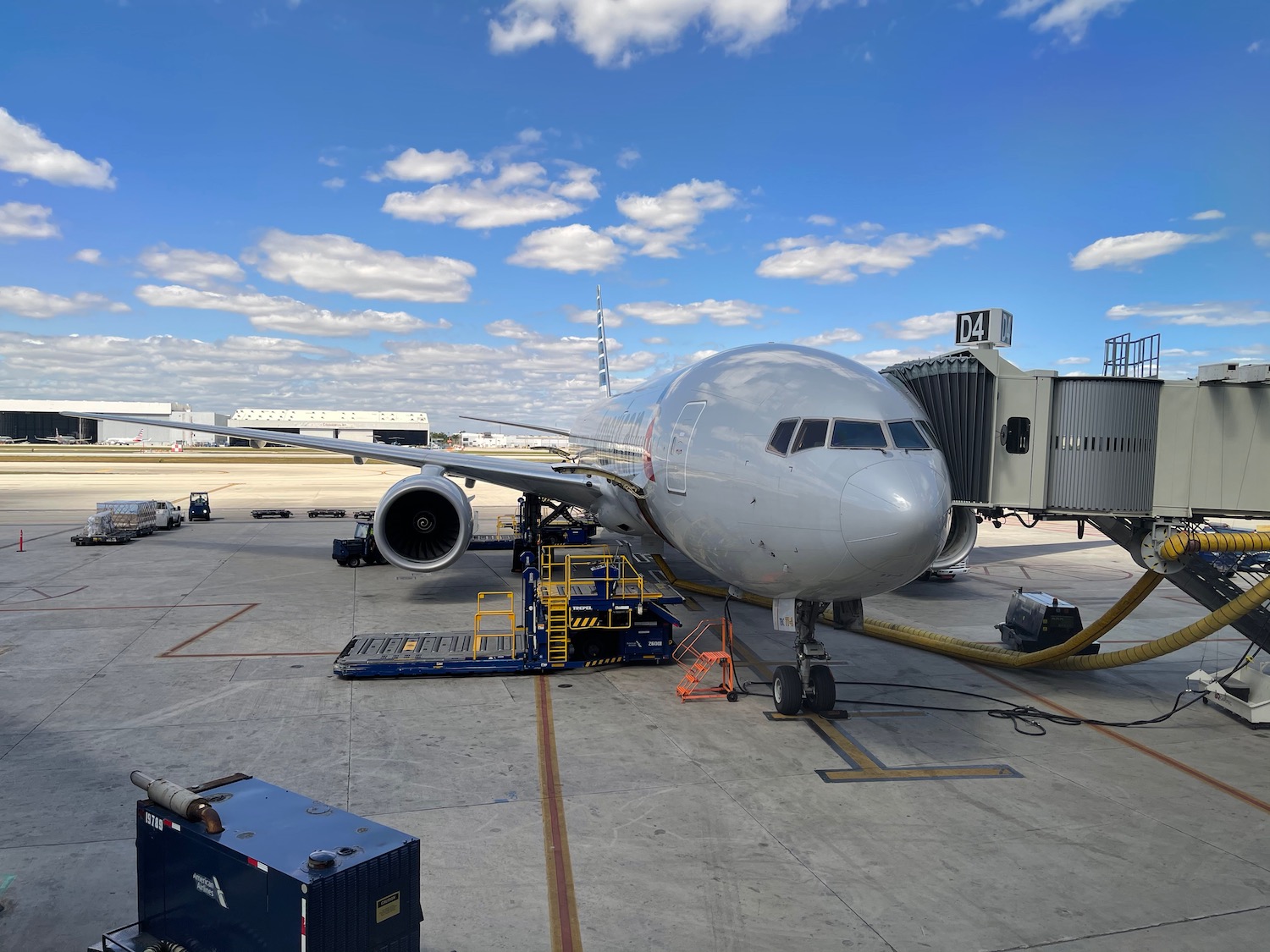 a plane on the tarmac