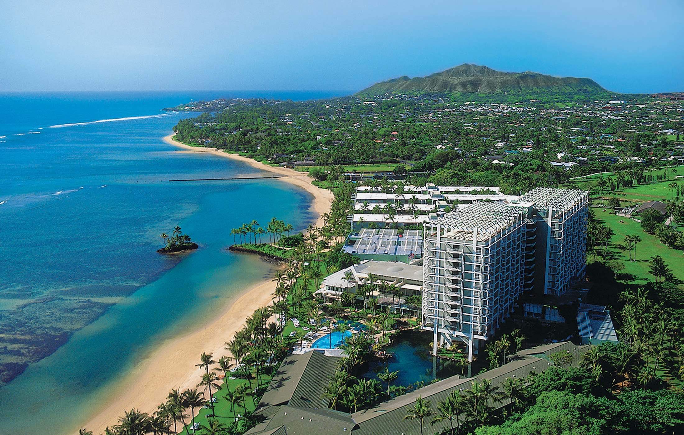 a resort near the ocean