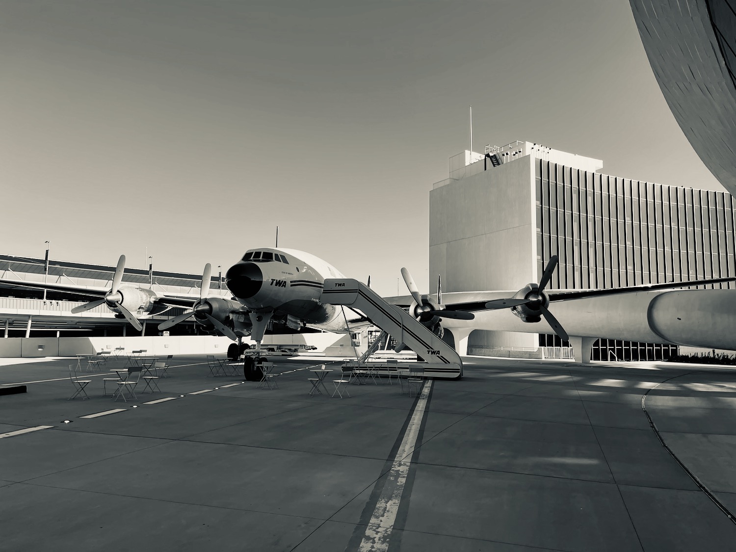 an airplane on the runway