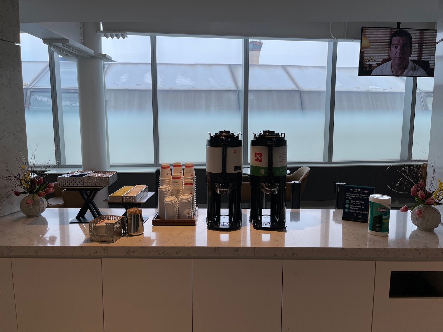 a coffee machine on a counter