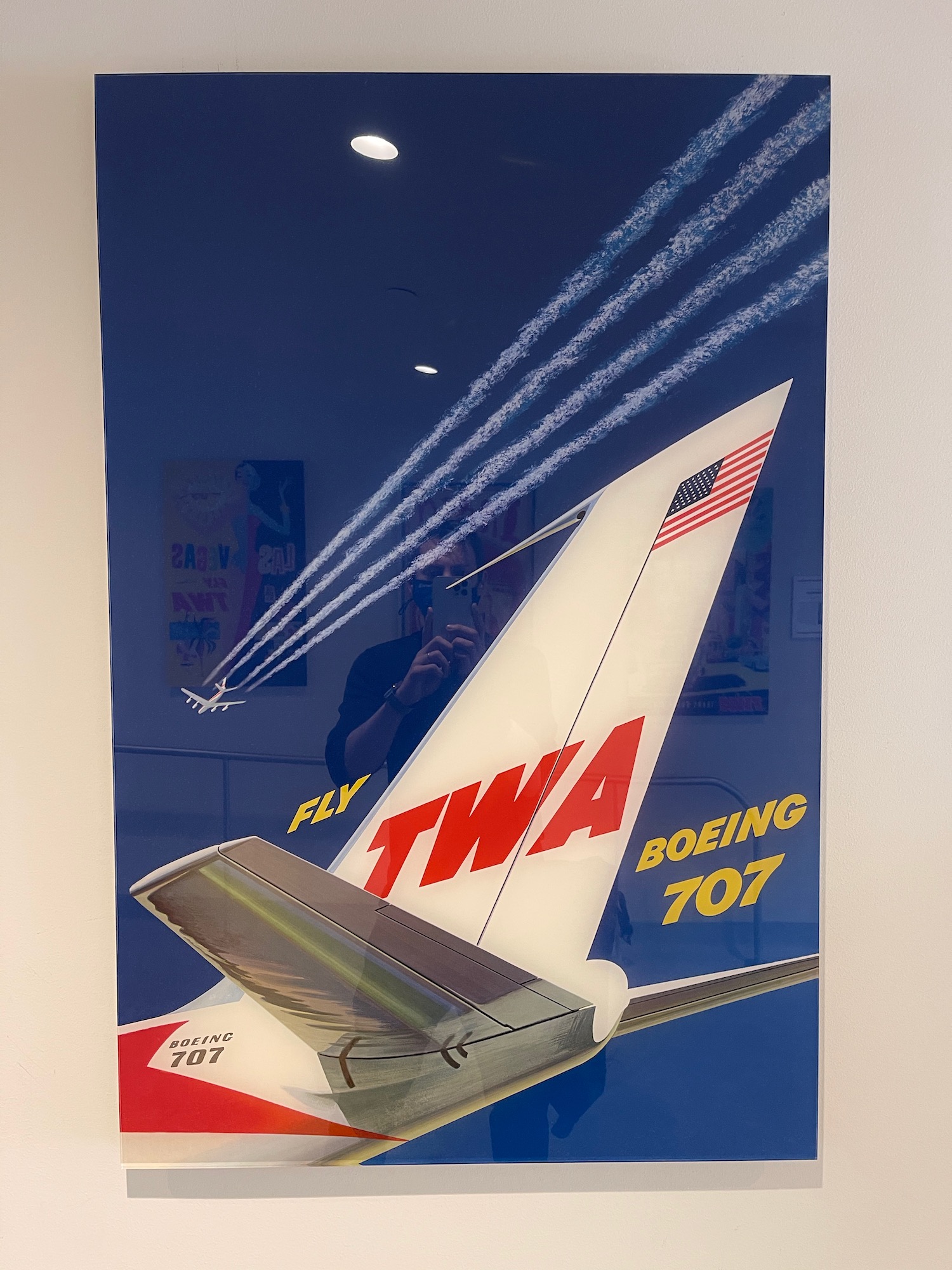 Vintage TWA Travel Posters - Live and Let's Fly
