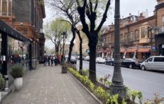 Yerevan street travel armenia
