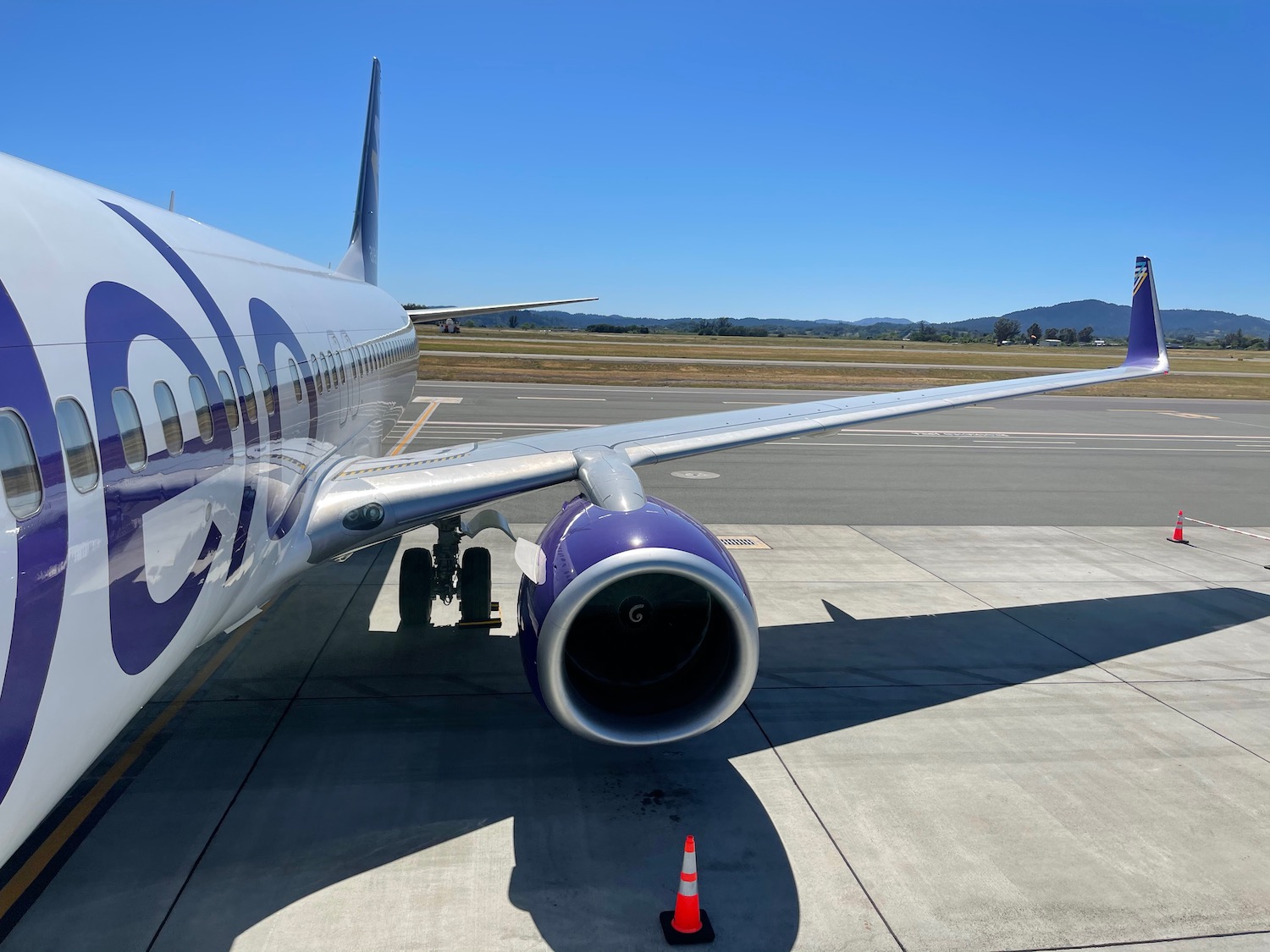 an airplane on the runway