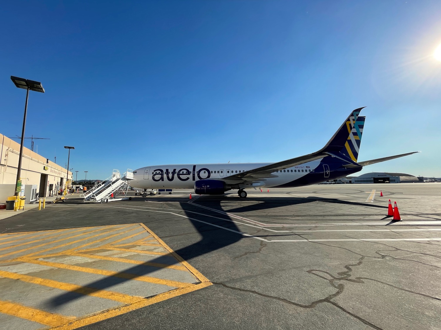 an airplane on a runway