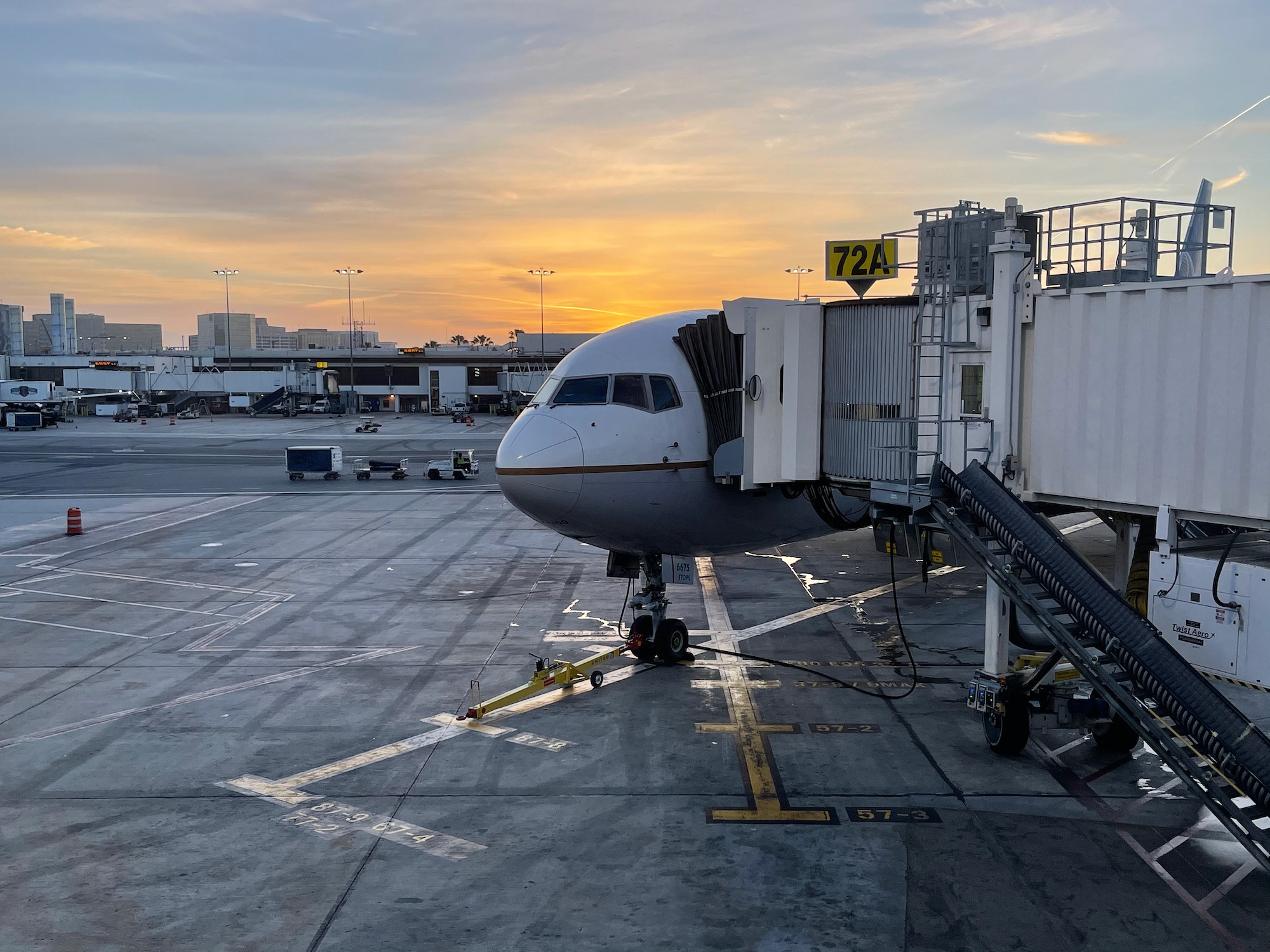 an airplane at an airport